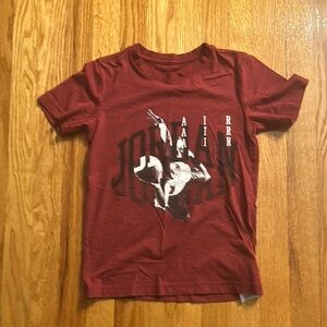 Jordan Red Short Sleeve Graphic Tee